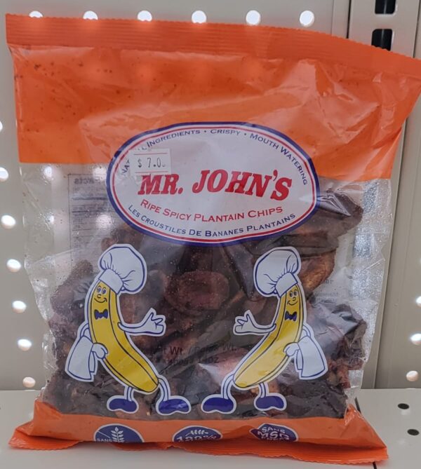 Mr John's Ripe Spicy Plantain chips